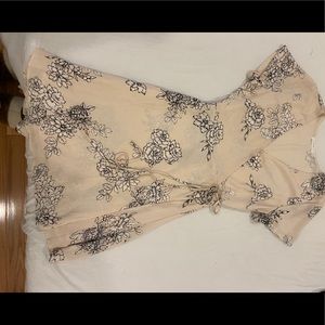 Blush floral dress